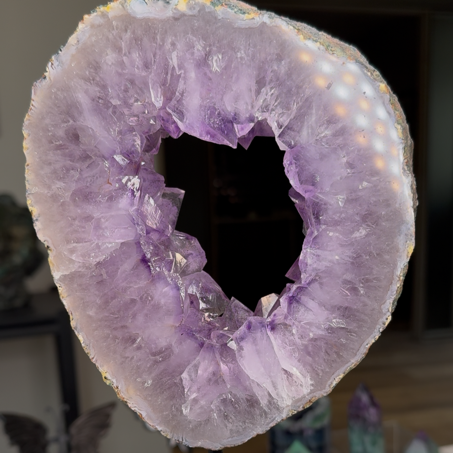Amethyst Portal on Stand