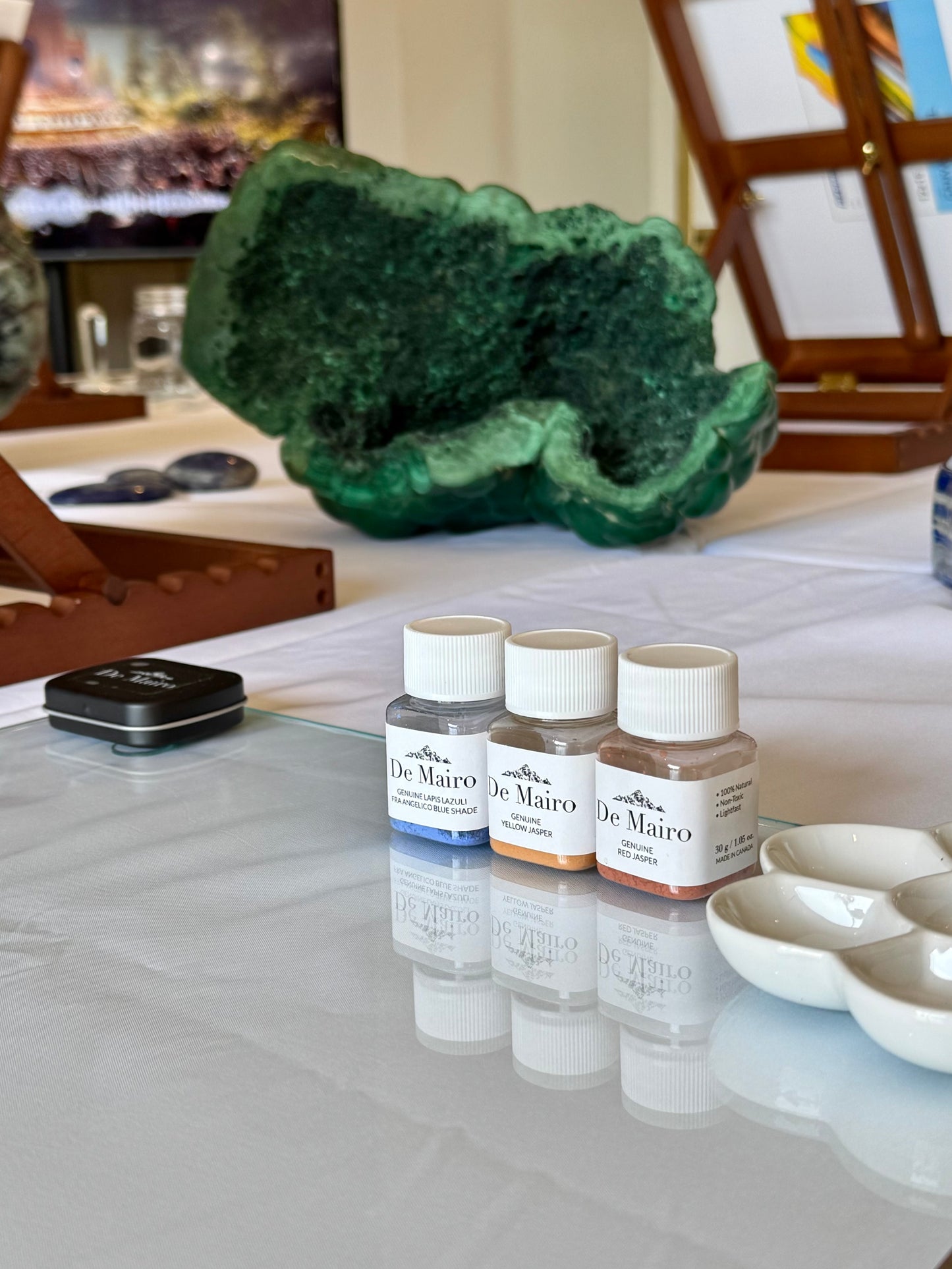 Gemstone Paint-Making Workshop & Intuitive Painting