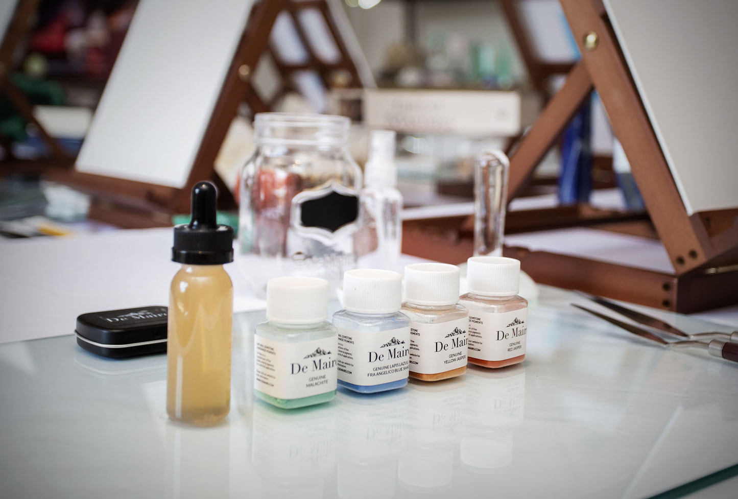 Gemstone Paint-Making Workshop & Intuitive Painting