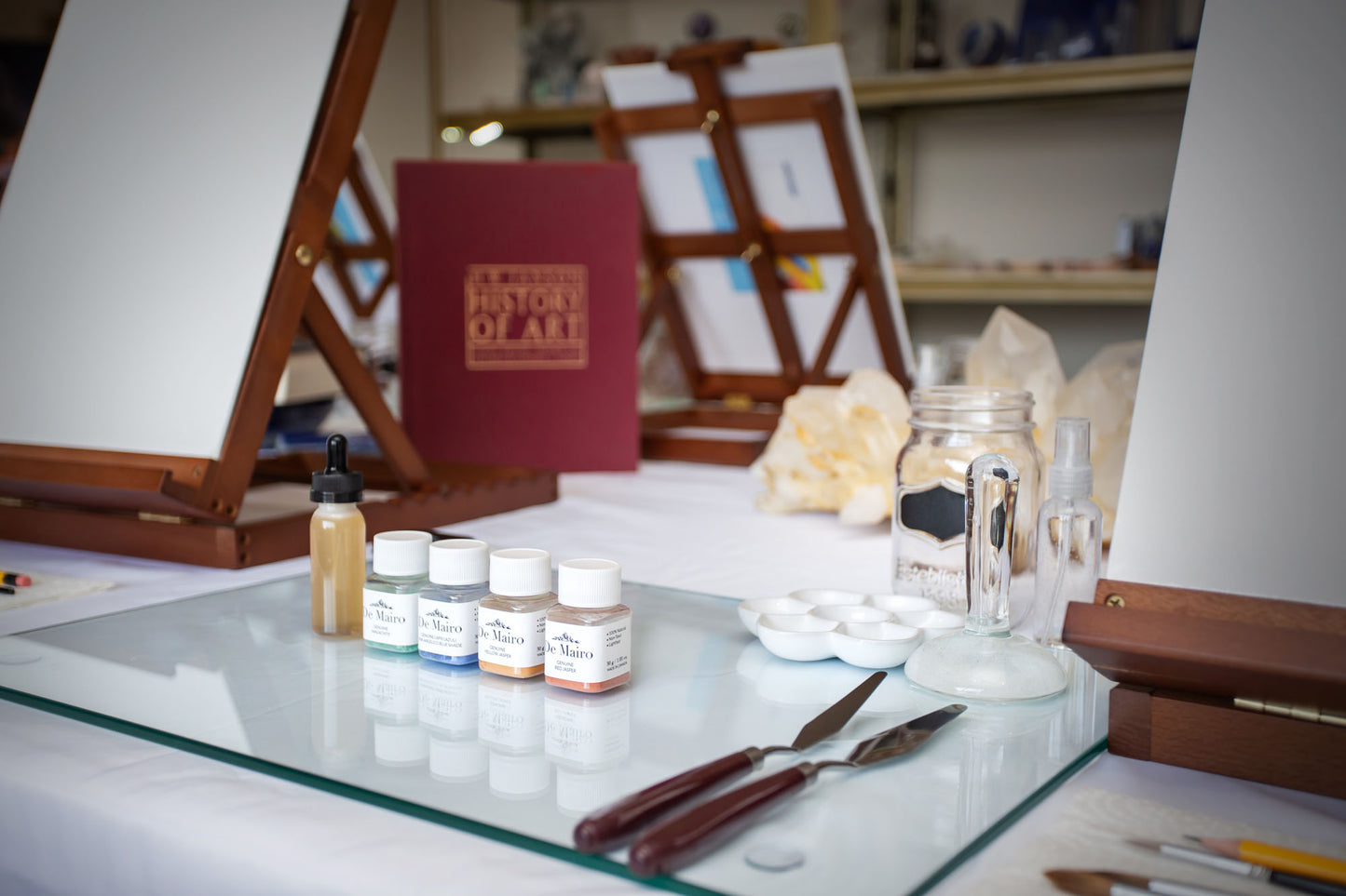 Gemstone Paint-Making Workshop & Intuitive Painting