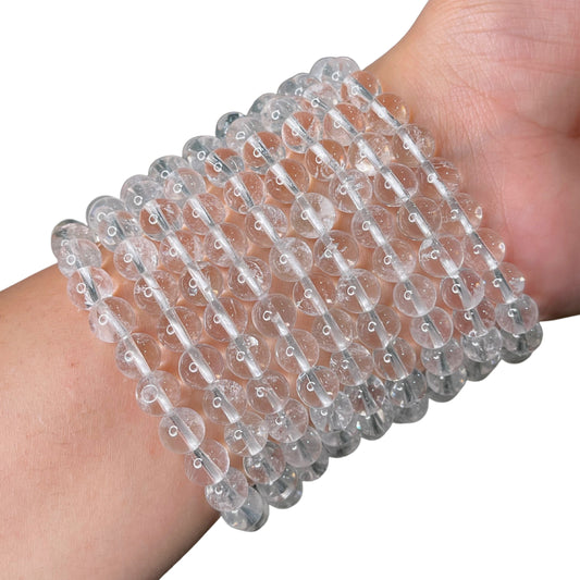 Clear Quartz Bead Bracelet