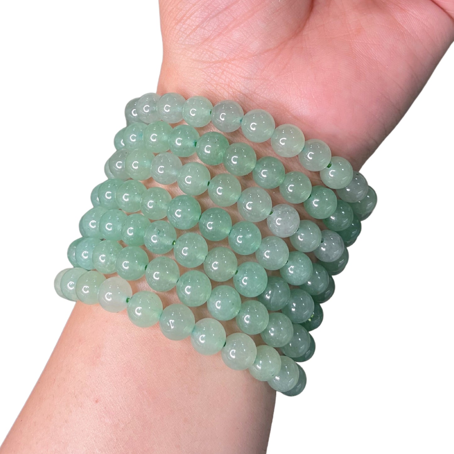 Green Aventurine Bead Bracelet