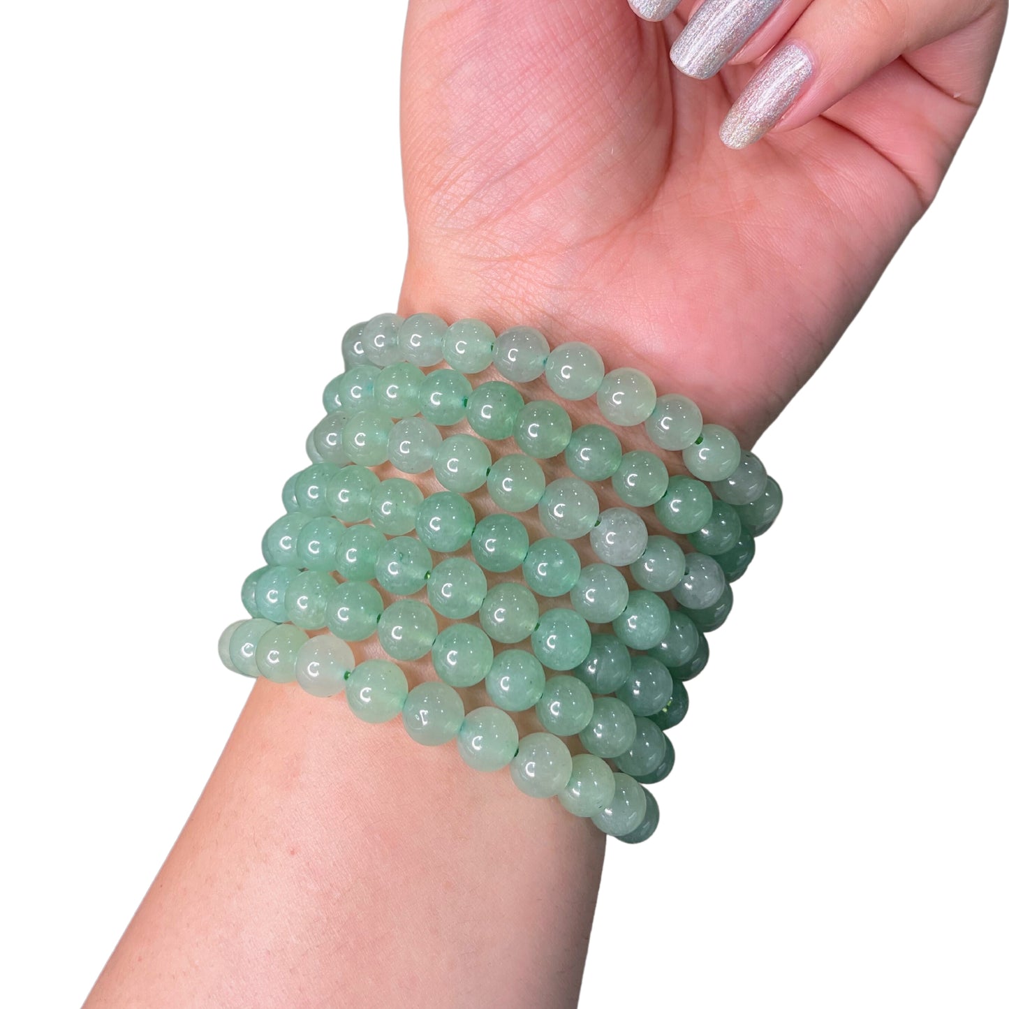 Green Aventurine Bead Bracelet