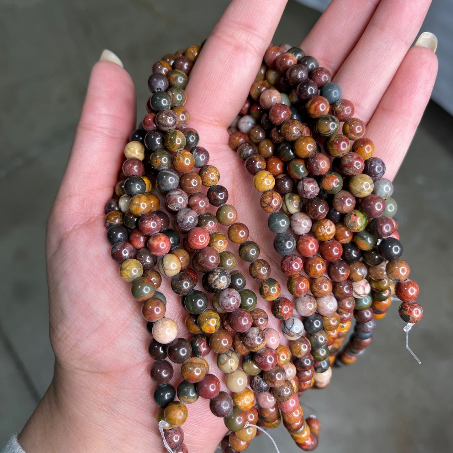 Ocean Jasper Bead Strand IMC-16