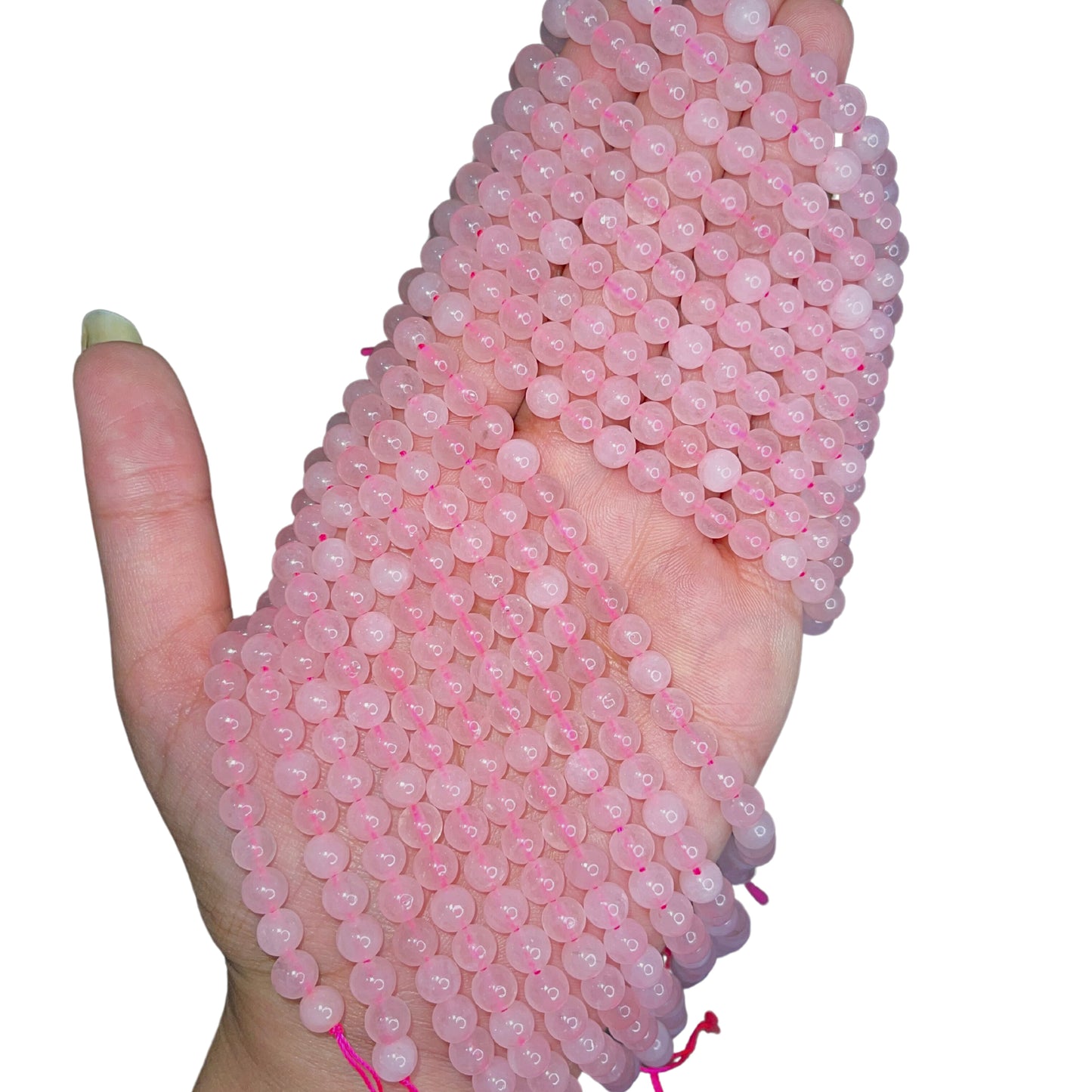 Rose Quartz Bead Strand