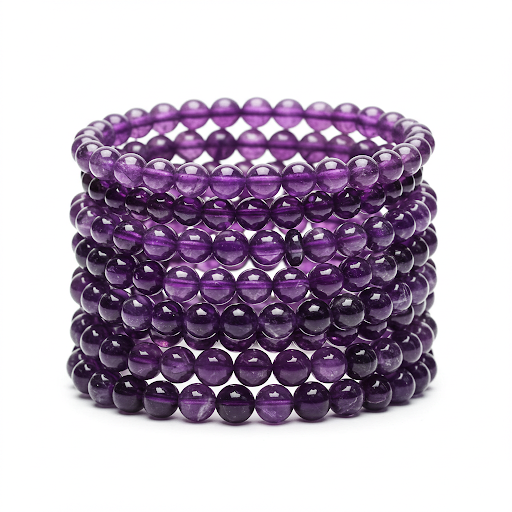 Amethyst Bead Bracelet