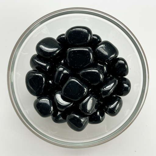 Black Obsidian Tumbles