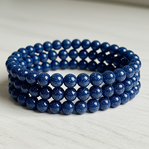 Blue Sandstone Bracelet – Lanaturess - Main Image