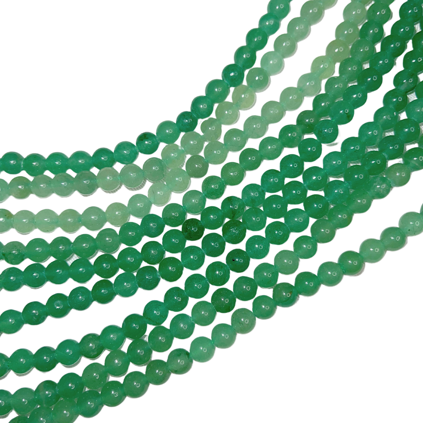 Green Aventurine Bead Strand