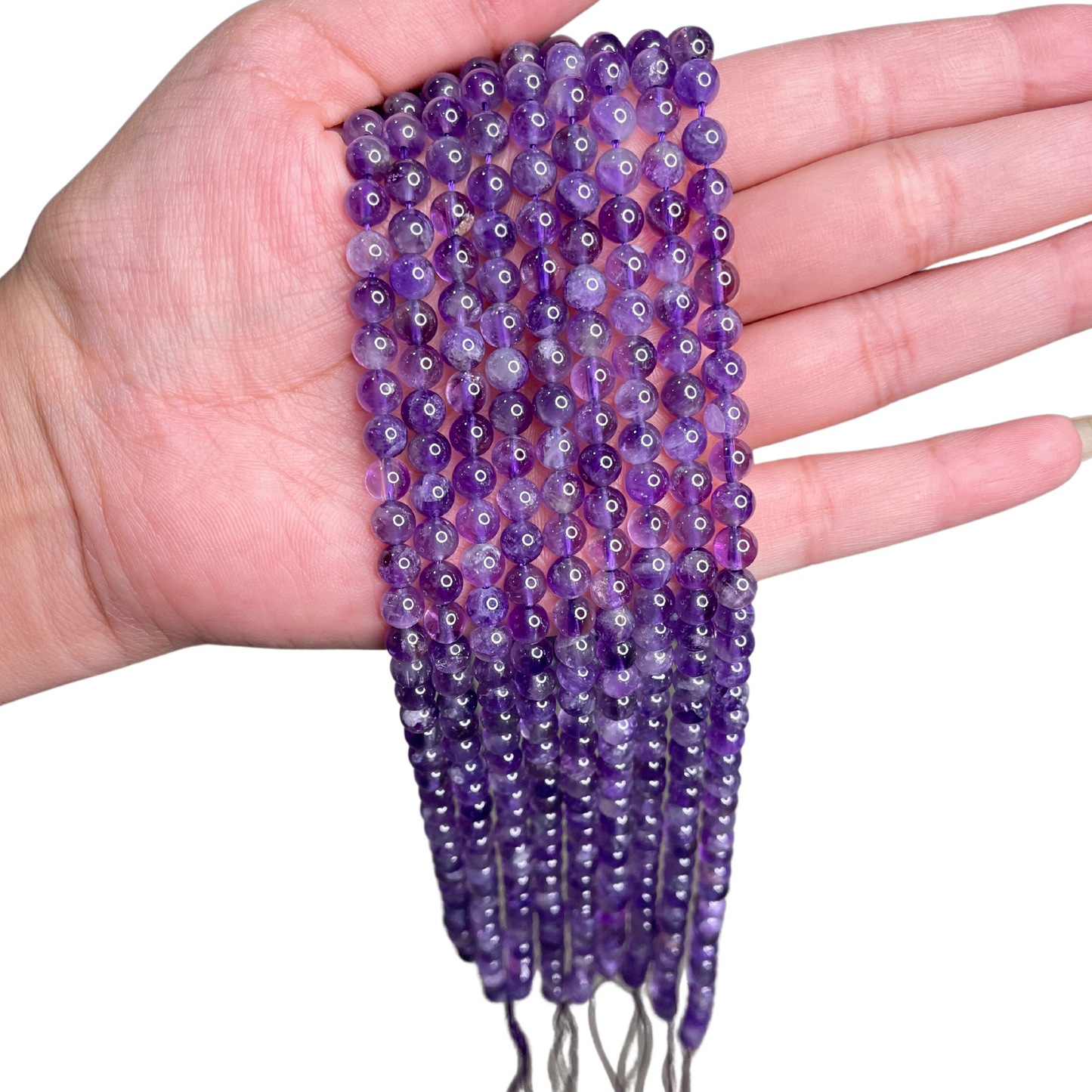 Amethyst Bead Strand
