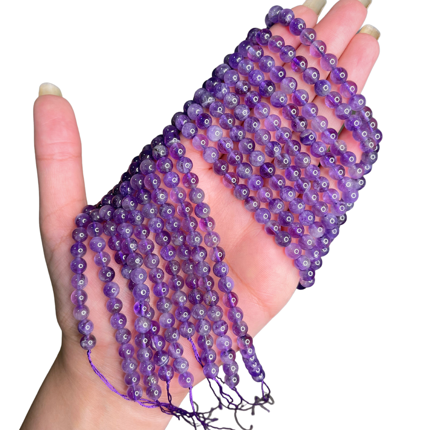 Amethyst Bead Strand