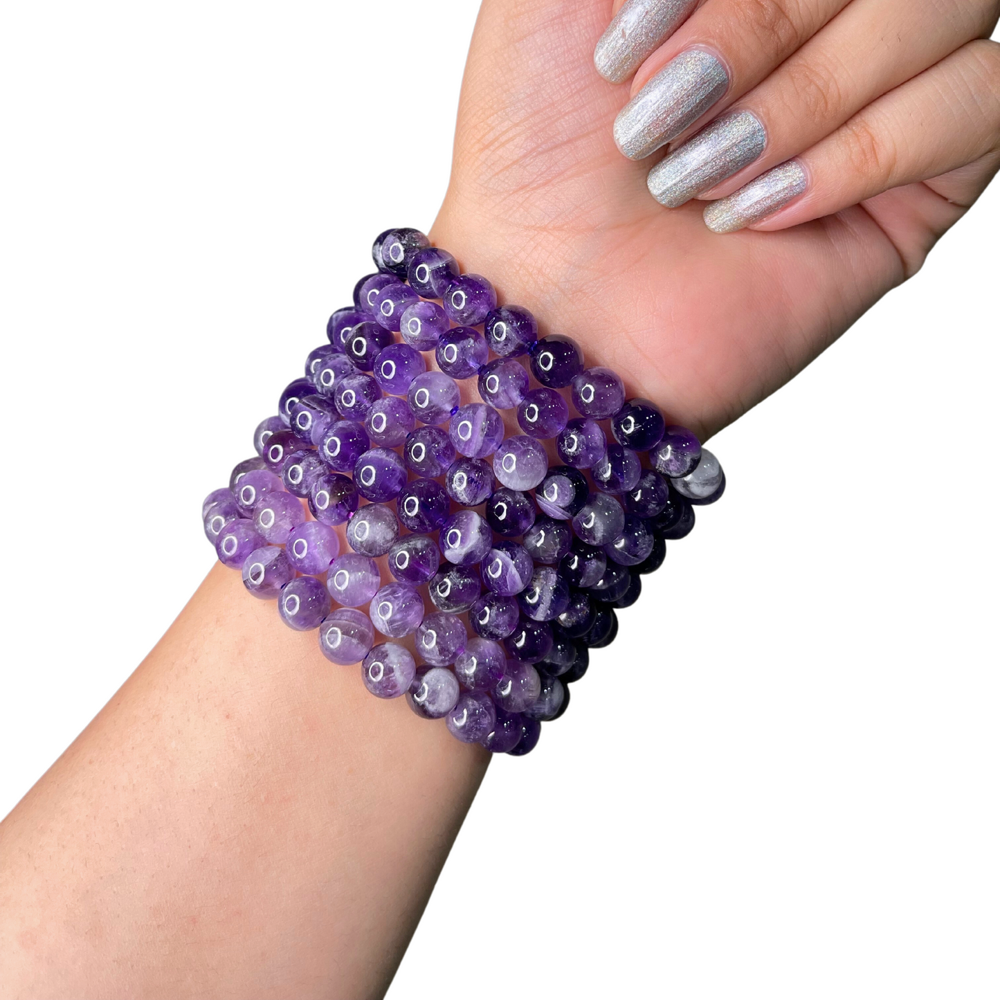 Amethyst Bead Bracelet