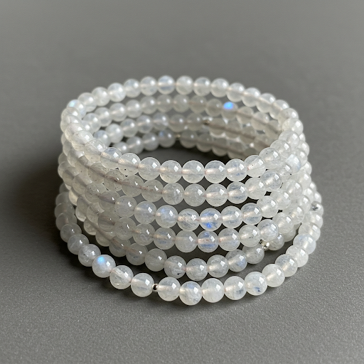 White Moonstone Bracelet