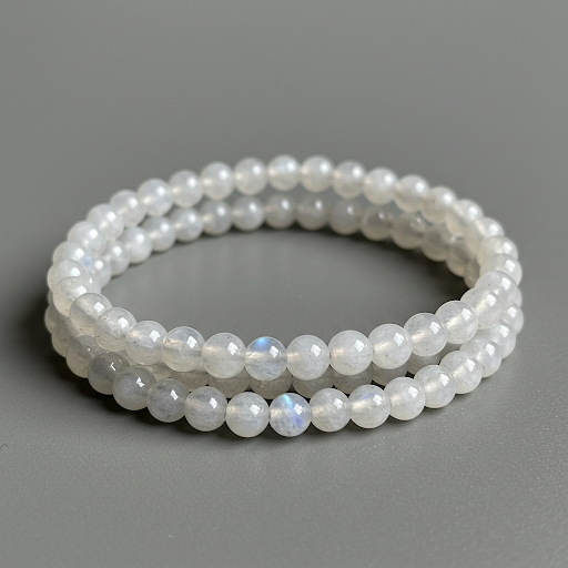 White Moonstone Bracelet