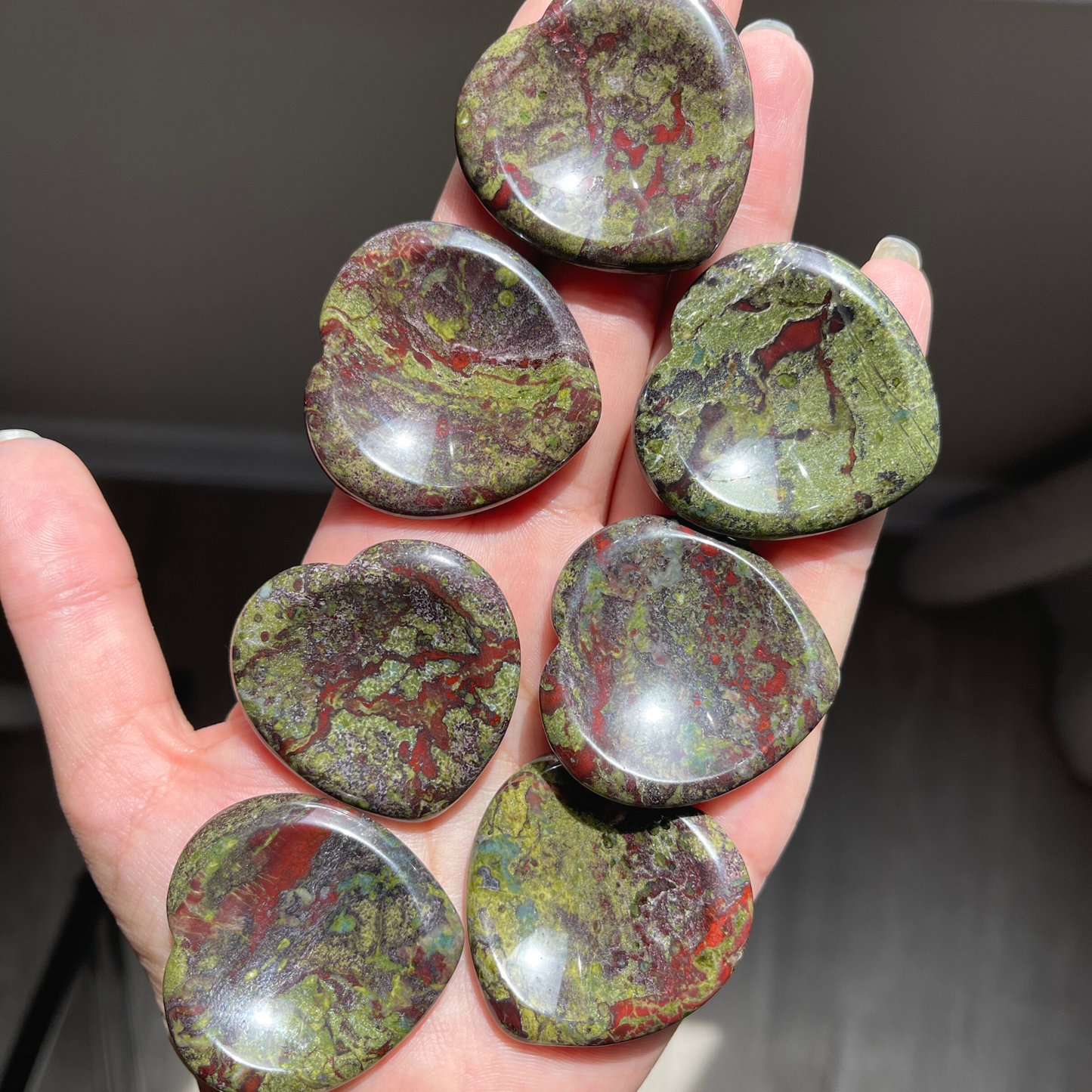 Dragon Bloodstone Worry Stone