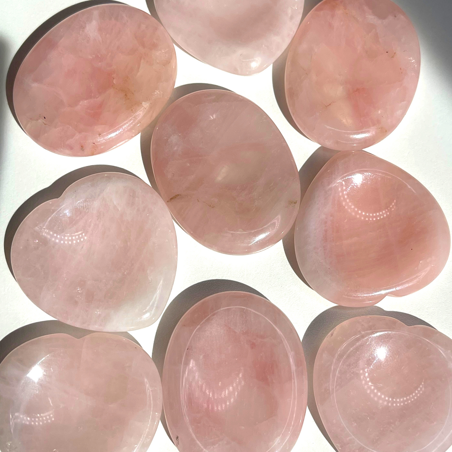 Rose Quartz Worry Stone
