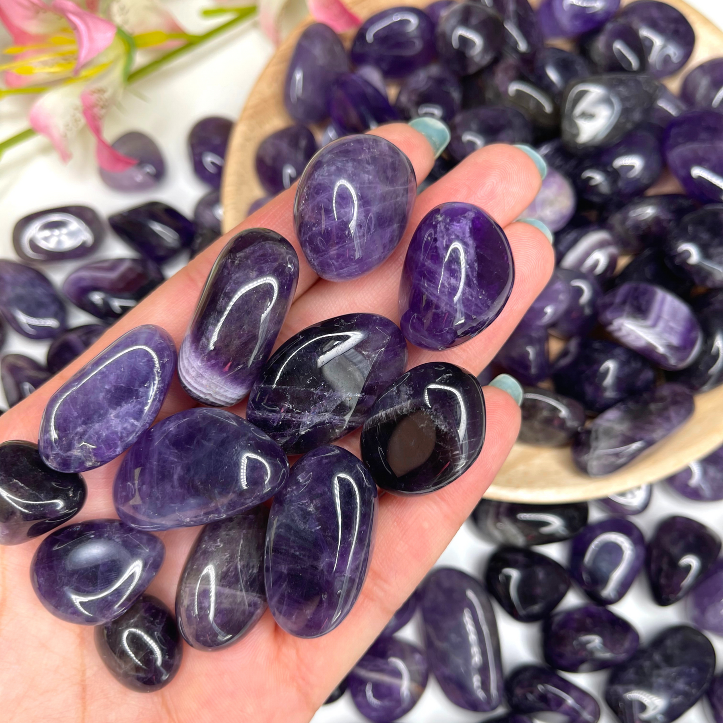 Amethyst Tumbled Stone IKR-2