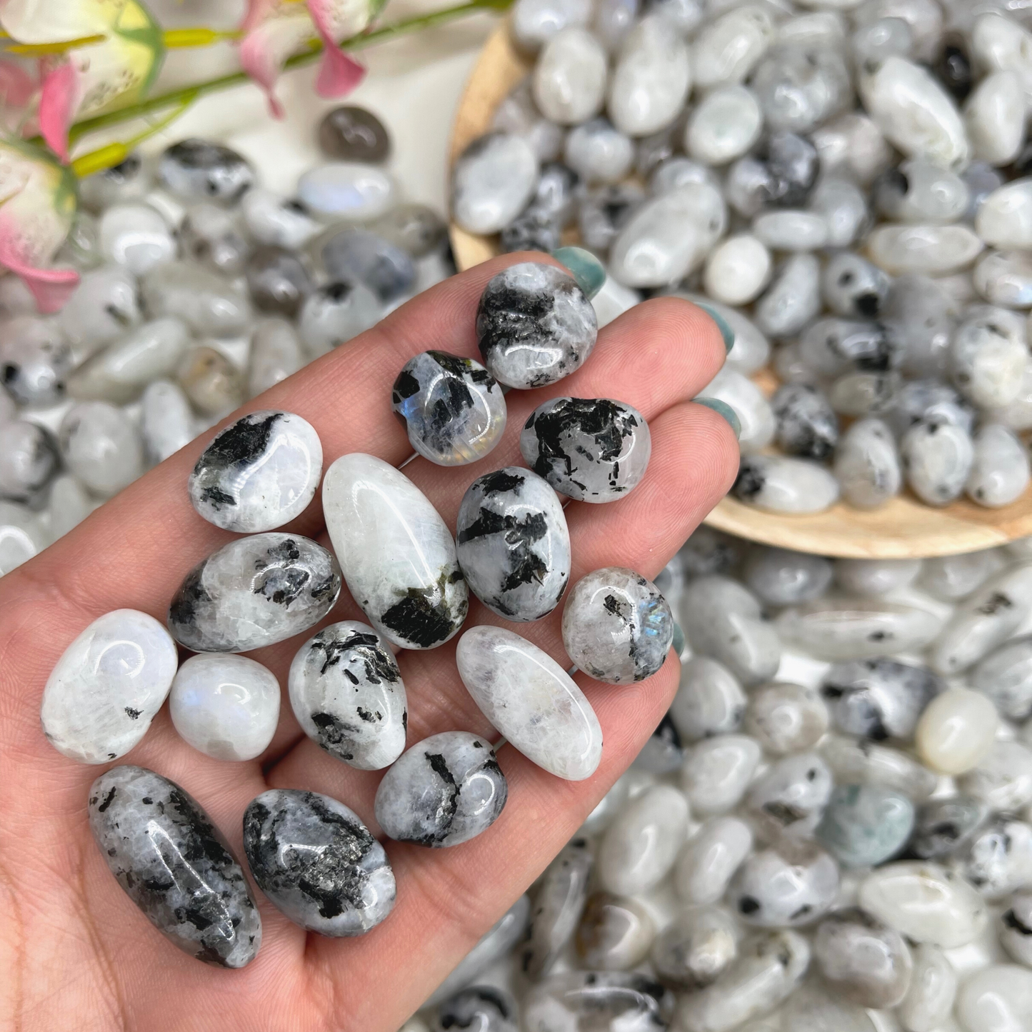 Rainbow Moonstone Tumble
