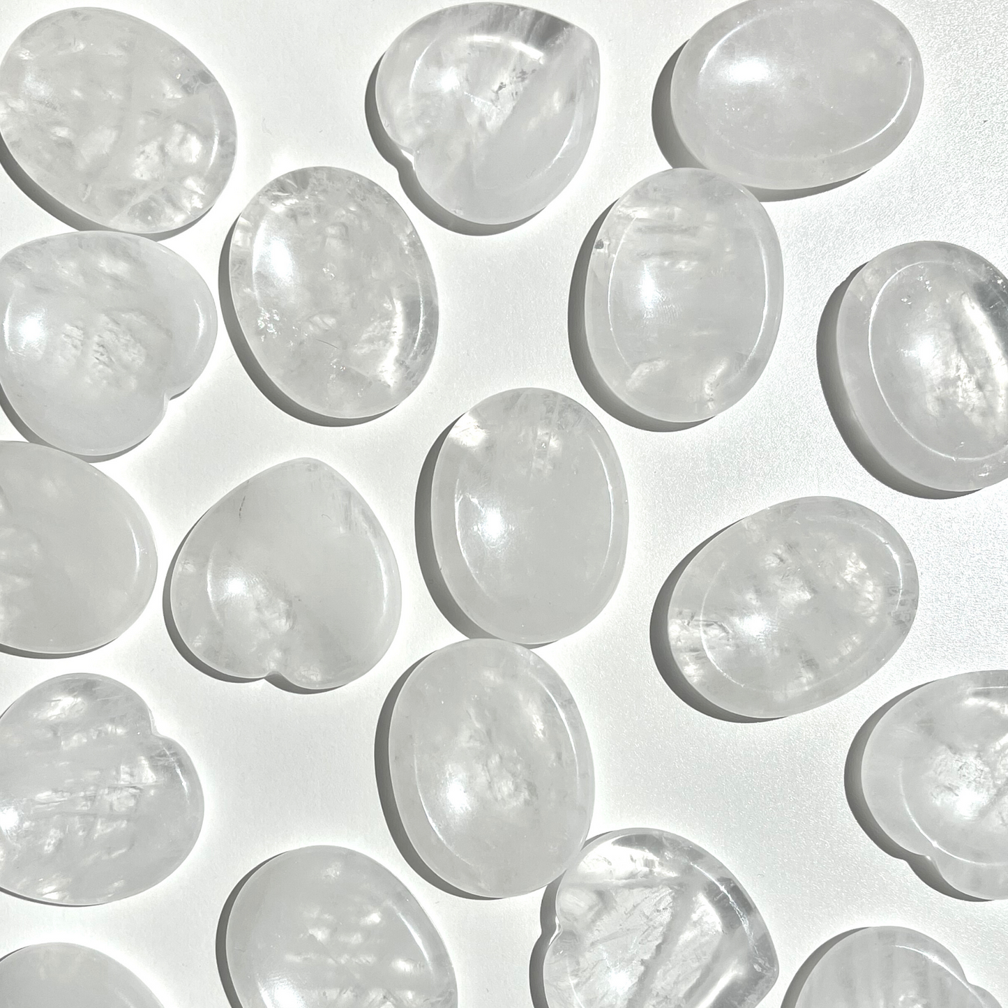 Clear Quartz Worry Stone