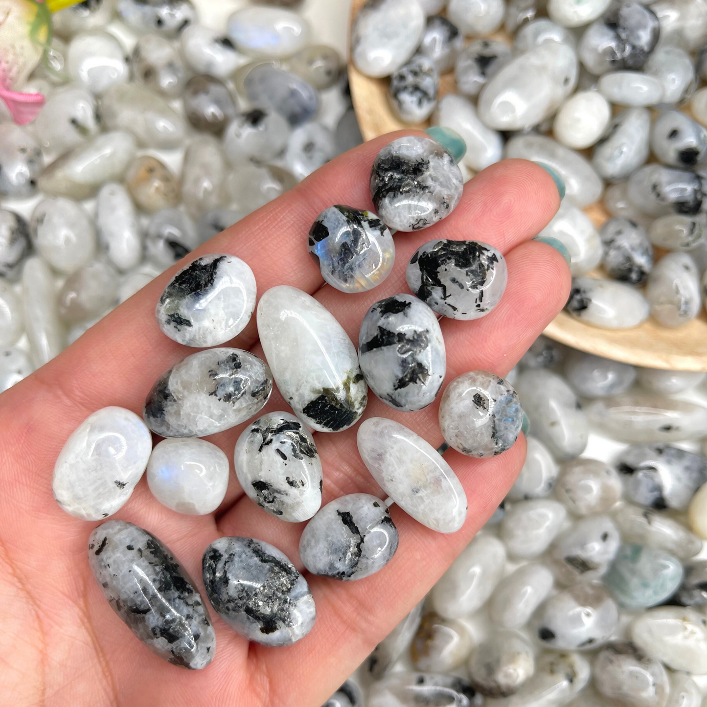 Rainbow Moonstone Tumble