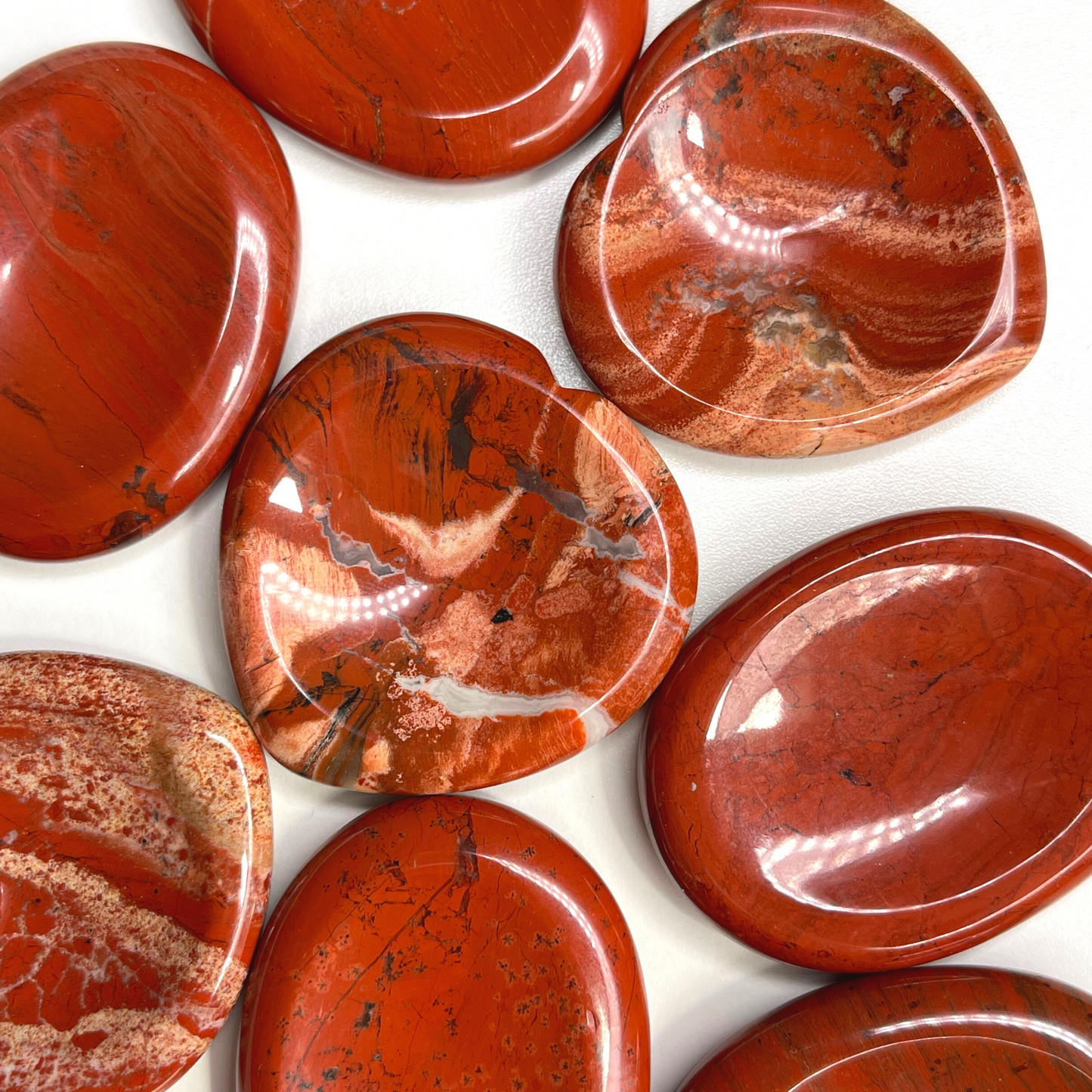 Red Jasper Worry Stone