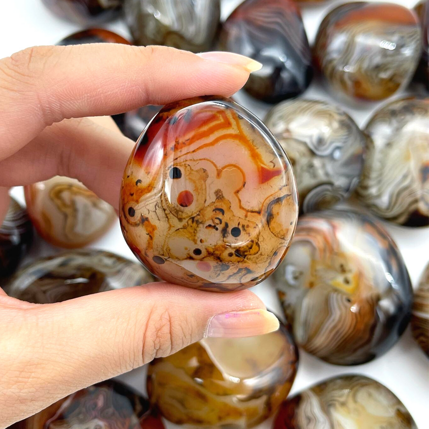 Sardonyx Palm-stones