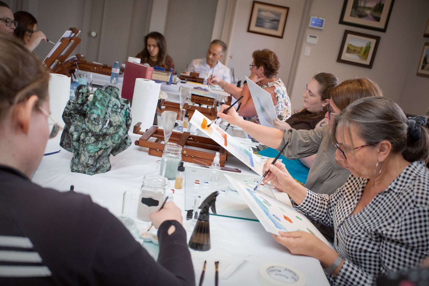 Gemstone Paint-Making Workshop & Intuitive Painting