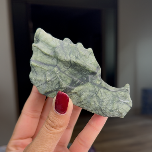 Jade Dragon Head Carving