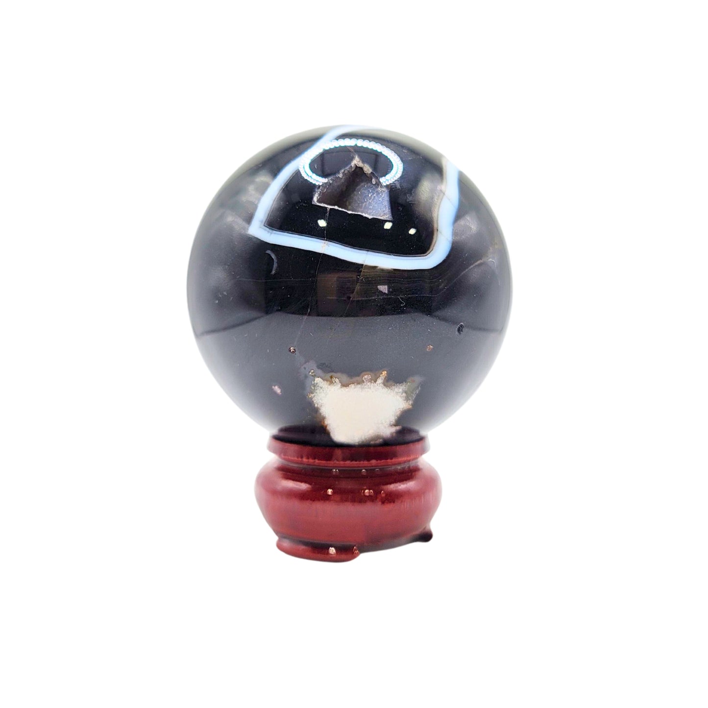 Black Agate Sphere CAI-105