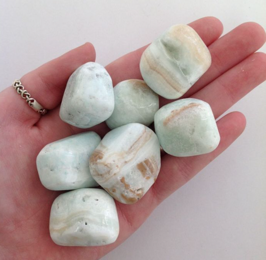 Caribbean Calcite Tumbled Stone