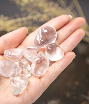 Clear Quartz Tumbles