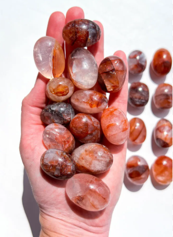 Fire Quartz Tumbles