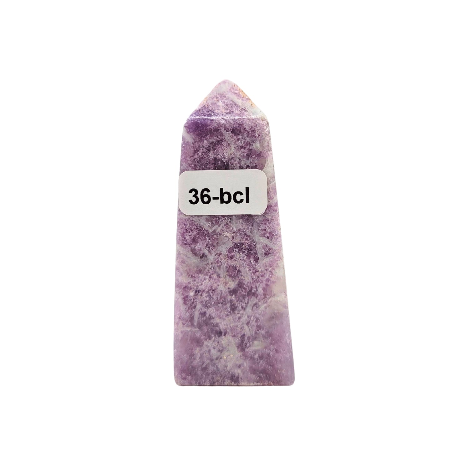 Lepidolite Tower 36-bcl