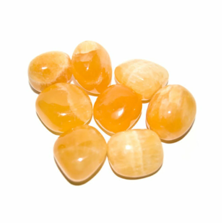 Orange Calcite Tumbled Stone