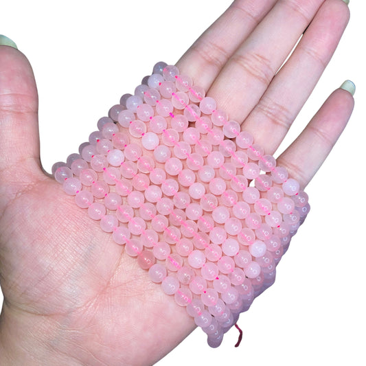 Rose Quartz Bead Strand