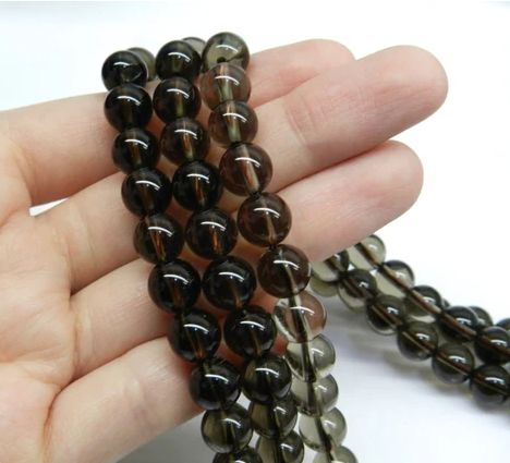 Smoky Quartz Bead Strand