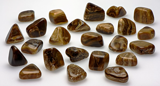 Chocolate Calcite Tumbles