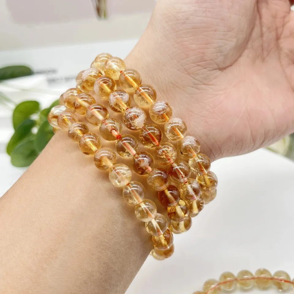 Citrine bead Bracelet