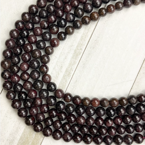 Garnet Bead Strand