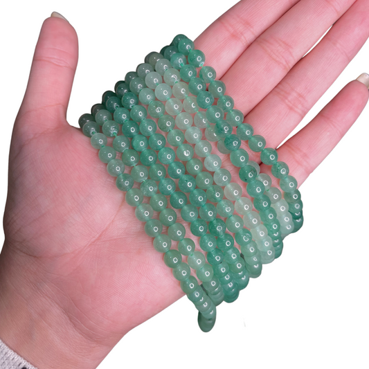Green Aventurine Bead Strand