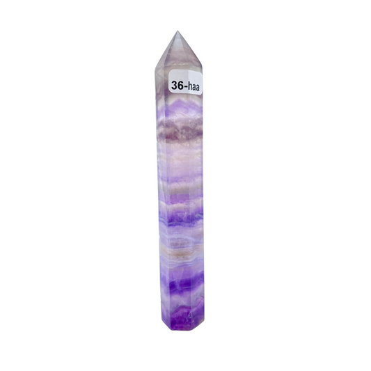 Purple Fluorite Tower 36-haa