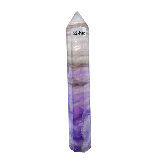 Purple Fluorite Tower 52-haz