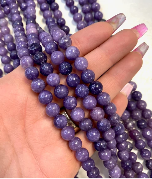 Lepidolite Bead Strand