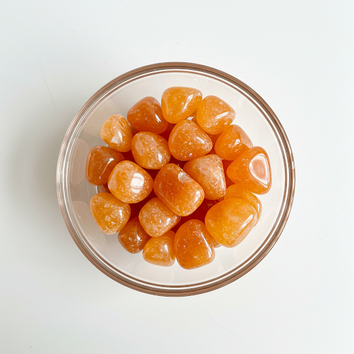 Orange Calcite Tumbled Stone