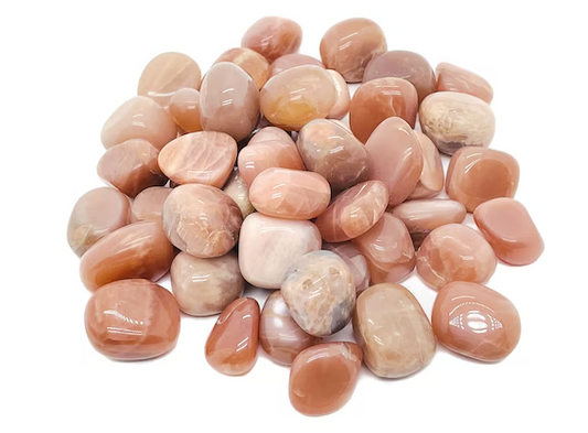 Peach Moonstone Tumbles