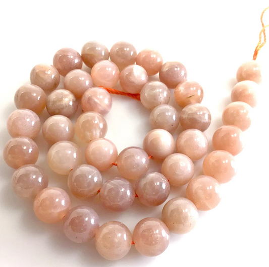 Peach Moonstone bead Strand