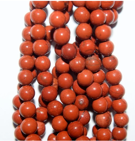 Red Jasper Bead Strand