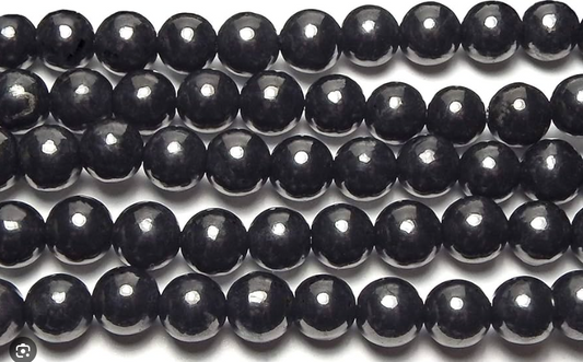 Shungite Bead Strand