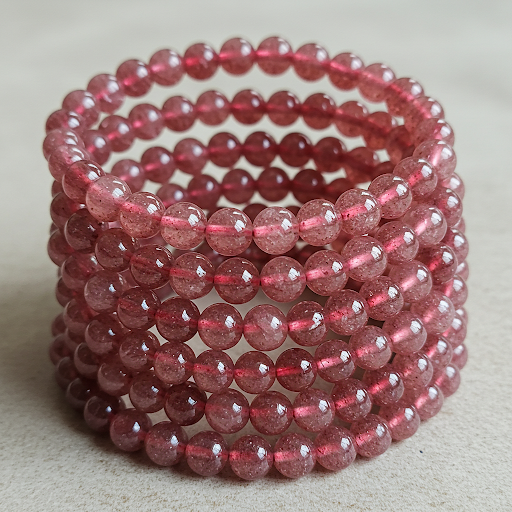 Strawberry Quartz Bracelet