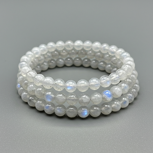 White Moonstone Bracelet